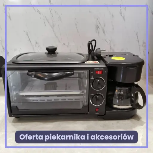 Oferta piekarnika i akcesoriów. Piekarnik o pojemności 12 litrów, idealny dla całej rodziny