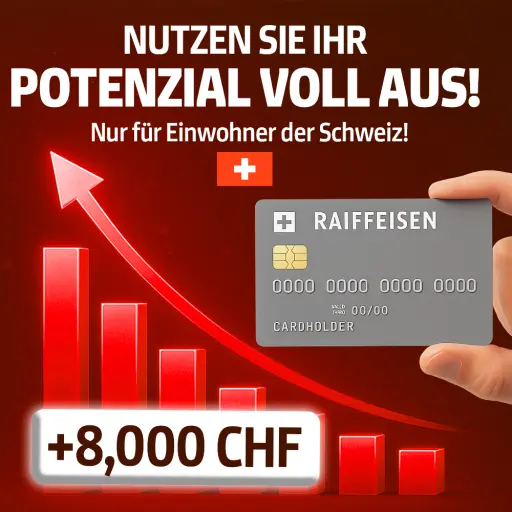 Wachsen Sie mit Ihrem Kapital. Setzen Sie Ihr Kapital klug ein und verdienen Sie 8100 CHF pro Woche.
