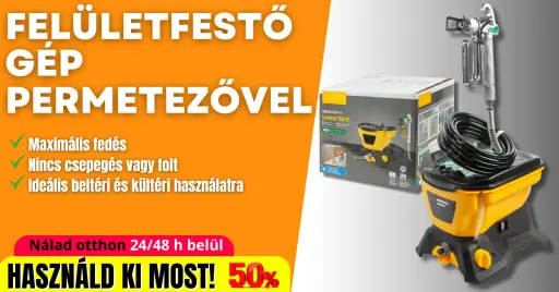 Festés fröccsenés nélkül. Nincs szükség tapasztalatra – csak töltsd fel, és indulhat a festés