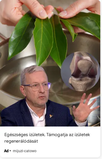 A térdeim nem fájnak többé