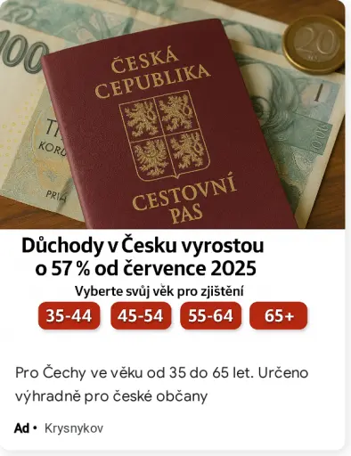 Pro Čechy ve věku od 35 do 65 let