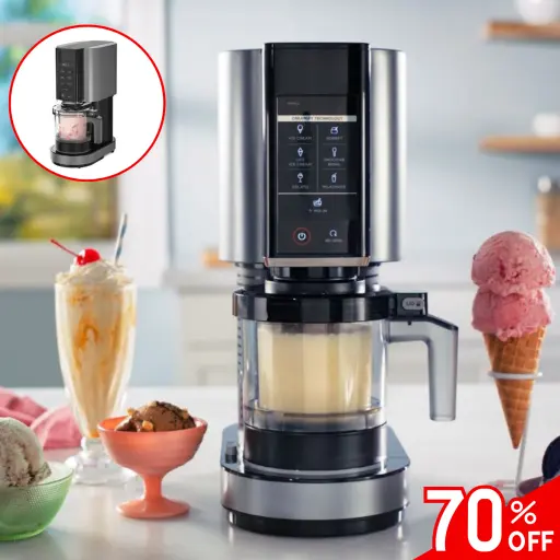 7 Programmi per Gelati Perfetti. Prepara gelato per tutta la famiglia in poche semplice mosse, Ricettario in Omaggio