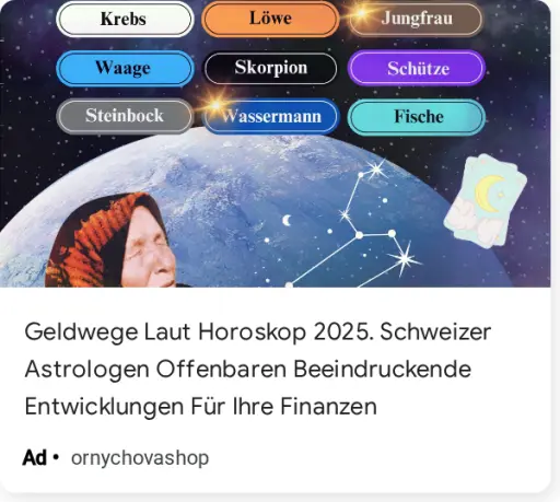 Schweizer Reichtumshoroskop