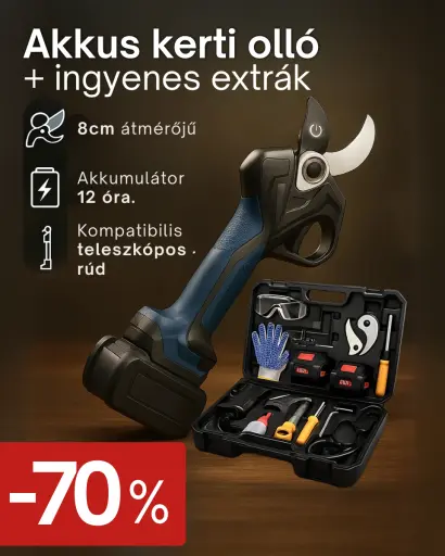 -70%. Elektromos olló: kertészkedéshez. Ágak, acél, virágok, gyümölcsök vágása. Háztartási és professzionális használatra.