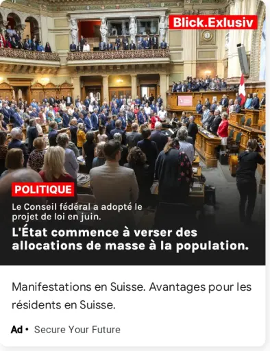 Manifestations en Suisse