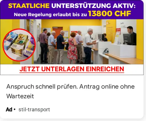 Jetzt staatliche Hilfe