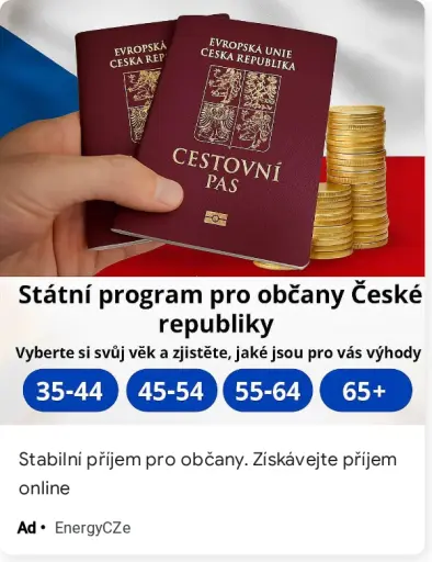 Stabilní příjem pro občany
