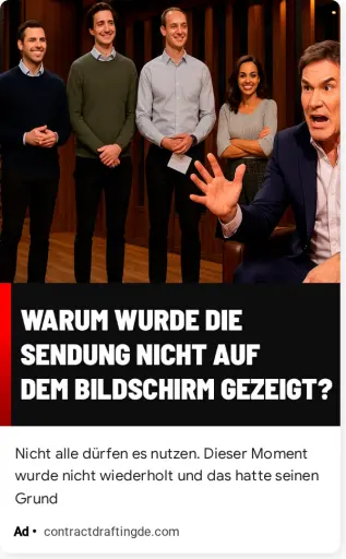 Etwas, das keiner erwartet hat
