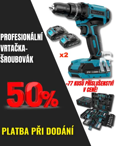 Odolný nástroj s dlouhou životností. Silný motor zvládne i nejnáročnější úkoly