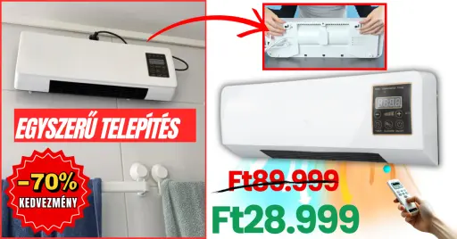 Csak napi 85 forintot fogyaszt. Fűti be a 80 m²-t kevesebb mint 9 perc alatt, mindössze 83,6 forintot naponta