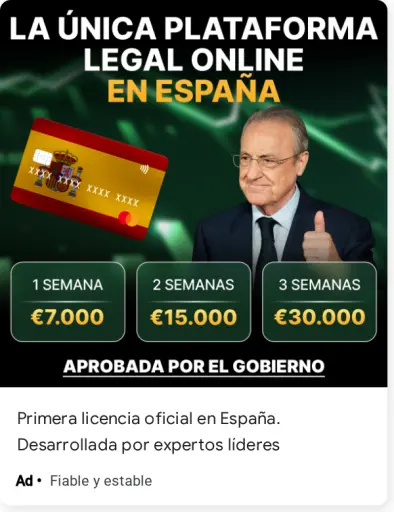 Primera licencia oficial en España