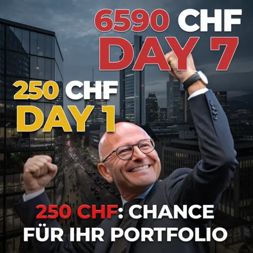 Mit 250 CHF langfristig planen. 250 CHF: Chance für Ihr Portfolio
