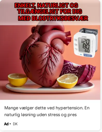 Mange vælger dette ved hypertension