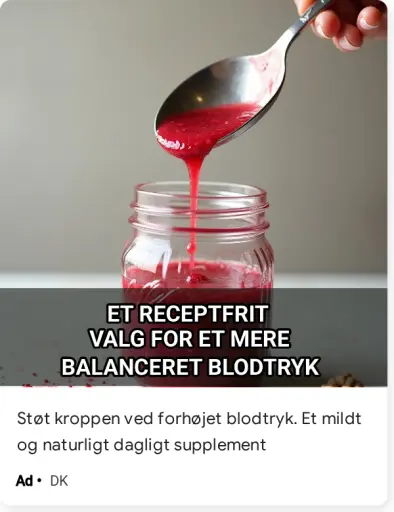 Støt kroppen ved forhøjet blodtryk