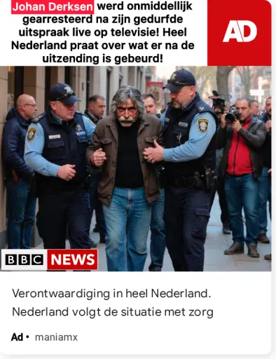 Verontwaardiging in heel Nederland
