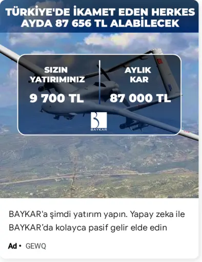 BAYKAR'a şimdi yatırım yapın