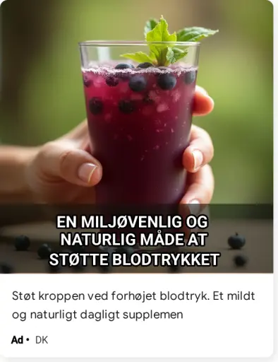 Støt kroppen ved forhøjet blodtryk
