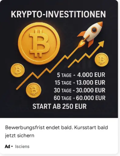 Begrenzte Plätze verfügbar
