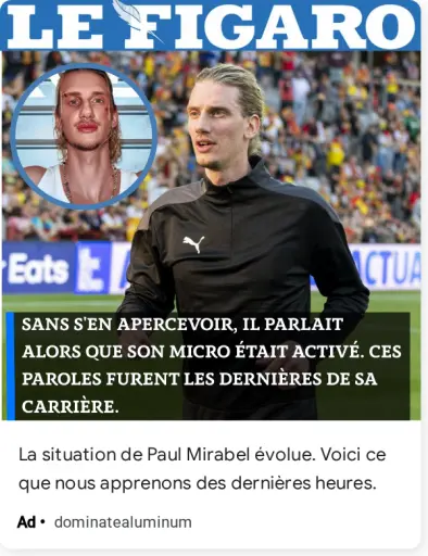 La situation de Paul Mirabel évolue